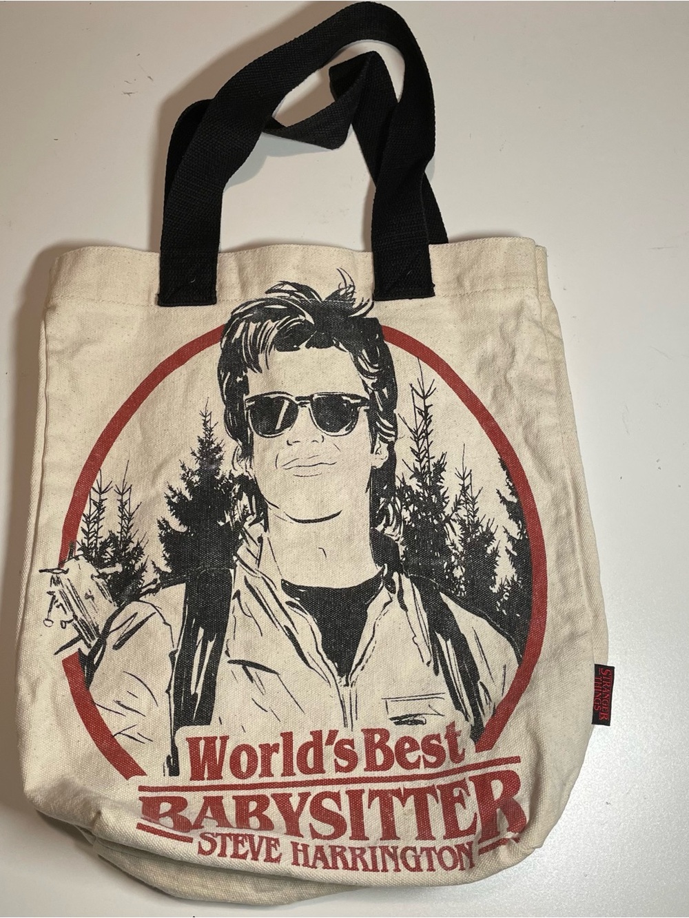 Stranger Things Canvas Messenger Tote Steve Harrington
